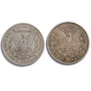 1885 & 1889 O Morgan Dollars