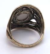 Sterling Silver Signed Gemstone Ring