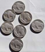 Mainly Part Date Mint Marked 1913-1919 Buffalo Nickels