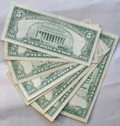 8 1963 Series Nicer  $ 5 Red Seal US Notes