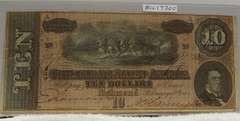 Confederate: 1864  $10 Richmond, circ, signed & numbered