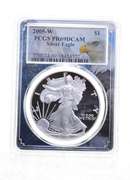 PR69 DCAM 2005-W American Silver Eagle - Graded PCGS