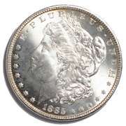 1885 Choice BU Morgan Dollar