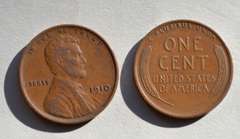 10 Sharp 1910 Lincoln Cents