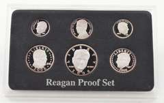 2006 Reagan 6 Coin .999 Fine Silver Proof Set