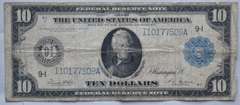 $ 10 Series of 1914 Fed Reserve Note