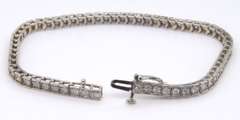 Sparkling White Gold 2ctw Diamond Tennis Bracelet