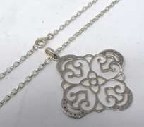 Sterling Silver Pendant on Chain Necklace