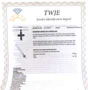 Fabulous 18kt apx .75ctw Diamond Cross Pendant on Chain