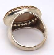 Sterling Silver Mother of Pearl Ring