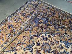 VINTAGE PERSIAN KASHAN RUG 9X13