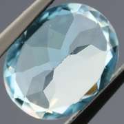 Impressive 3.68ct 11x9mm top Swiss blue Topaz