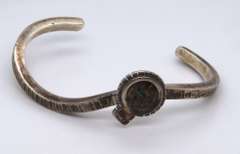 Sterling Silver Signed Cuff Bangle