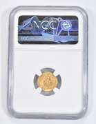 MS62 1861 $1 Indian Princess Head Gold Dollar - Graded NGC