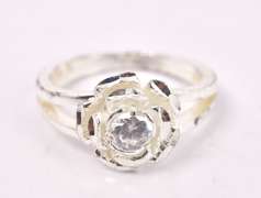 Rose Ring in Sterlin Silver