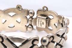 Vintage Sterling Silver Mexico Bracelet