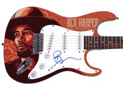 Ben Harper Autographed Signed Graphics Photo Guitar ACOA