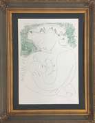Extremely Rare Hand signed Pablo Picasso- Grande Maternite