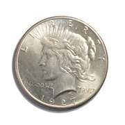 1927 BU Peace Dollar