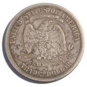 Raw 1877 S Trade Dollar