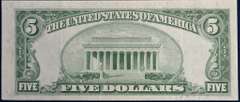 Series 1953 $5 Silver Certificate Star Note, Uncirculated.