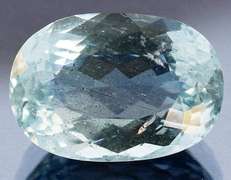 Huge! Collectors 10.08ct platinum blue Aquamarine