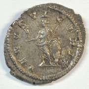 Original Mint State Caracalla Roman Silver Denarius, 198-217 AD