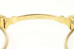 14K Yellow Gold Retractable Opera Glasses Ornate Steam Punk