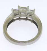 Dazzling White Gold Princess Cut Diamond Engagement Ring