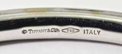 Classically Simple 18K White Gold Pair of Tiffany Bangles