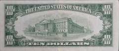 Series 1953 $10 Silver Certificate, Circulated. FR.1706