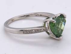 Fabulous White Gold Heart Shaped Diamond Engagement Ring