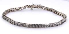 Sparkling White Gold 2ctw Diamond Tennis Bracelet