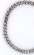 Dazzling White Gold Diamond S Link Tennis Bracelet