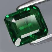 Top chrome green! 1.28ct emerald cut Tsavorite Garnet