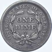 1849-O Seated Liberty Dime