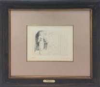 Pablo Picasso- Peintre Avec Deux Modeles