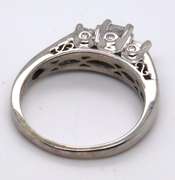 Majestic White Gold Diamond anniversary Ring