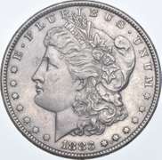 1883-CC Morgan Silver Dollar