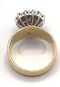 10k Gold diamond cluster ring