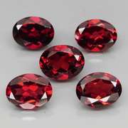 Stunning 10.97ct 5 piece untreated Garnet set