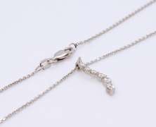 Dazzling White Gold Diamond Journey Necklace