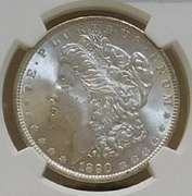 1890 Morgan Dol NGC MS-62, looks GEM