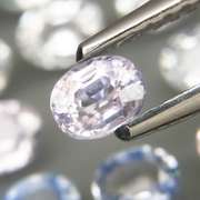 Heated only top blue 4.32ct Sapphire set