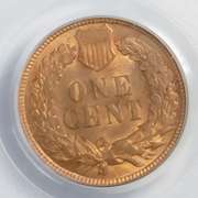 1908 MS 63 Red Brown Old Rattler PCGS Indian Cent