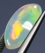 Glowing! 3.73ct full cover multi-pattern Jelly Opal