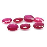 Fantastic 10.02ct 7 piece Madagascar Ruby set