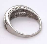 Sterling Silver Cubic Zirconia Band