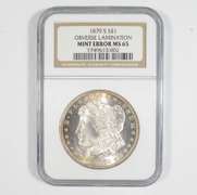 MS65 1879-S Morgan Silver Dollar - OBV Lamination - Graded NGC