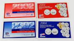 4 U.S. Mint Uncirculated Coin Sets